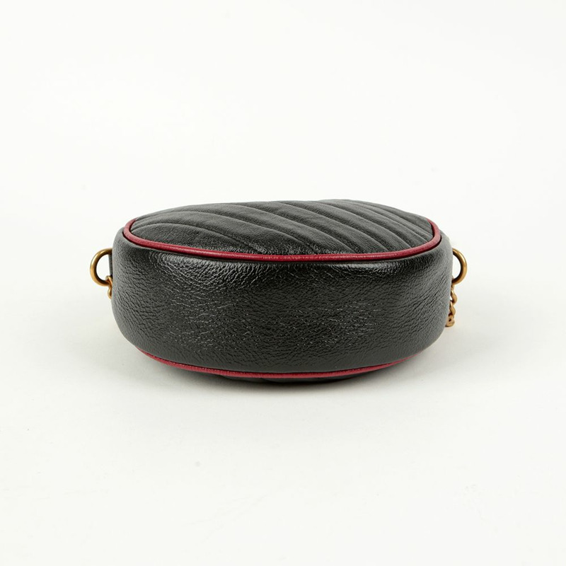 【包稅】GUCCI 550154 Marmont 迷你圓形單肩斜背包-5