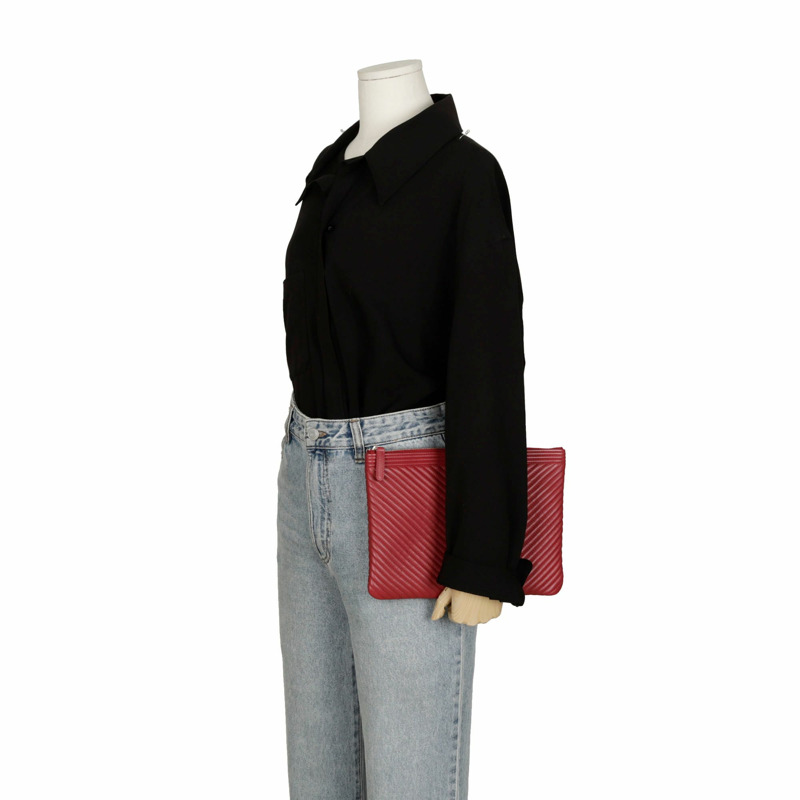 【包稅】CHANEL 男孩中號手拿包-9