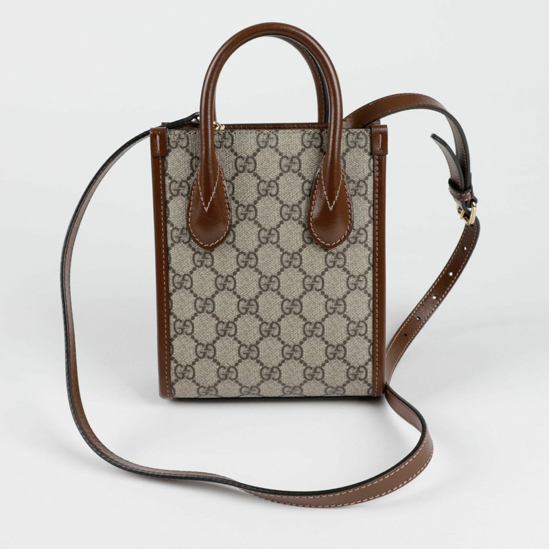 GUCCI 互扣式 G 迷你托特單肩包 671623-2