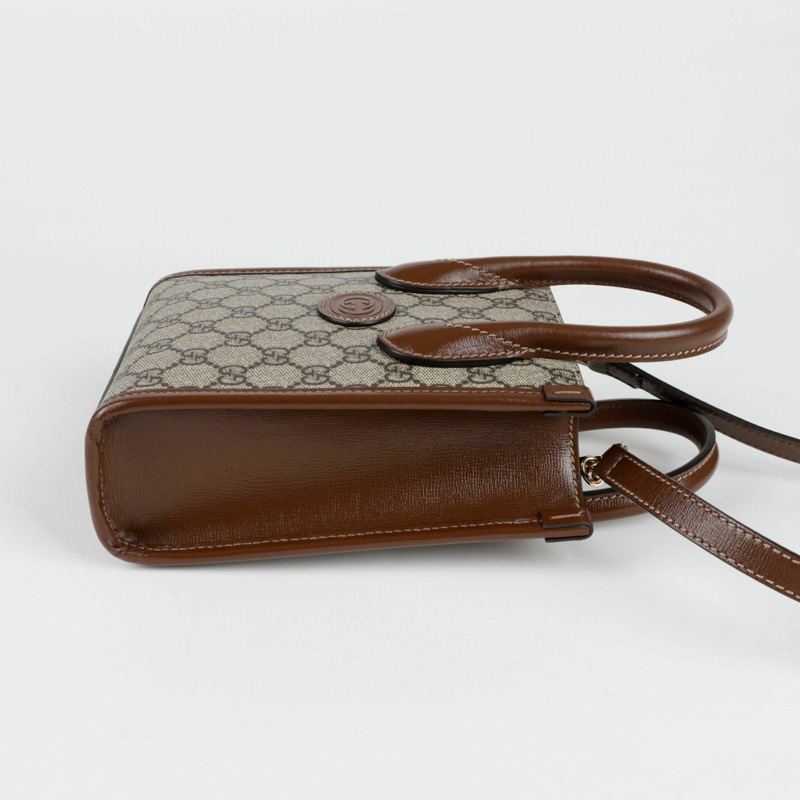 GUCCI 互扣式 G 迷你托特單肩包 671623-3