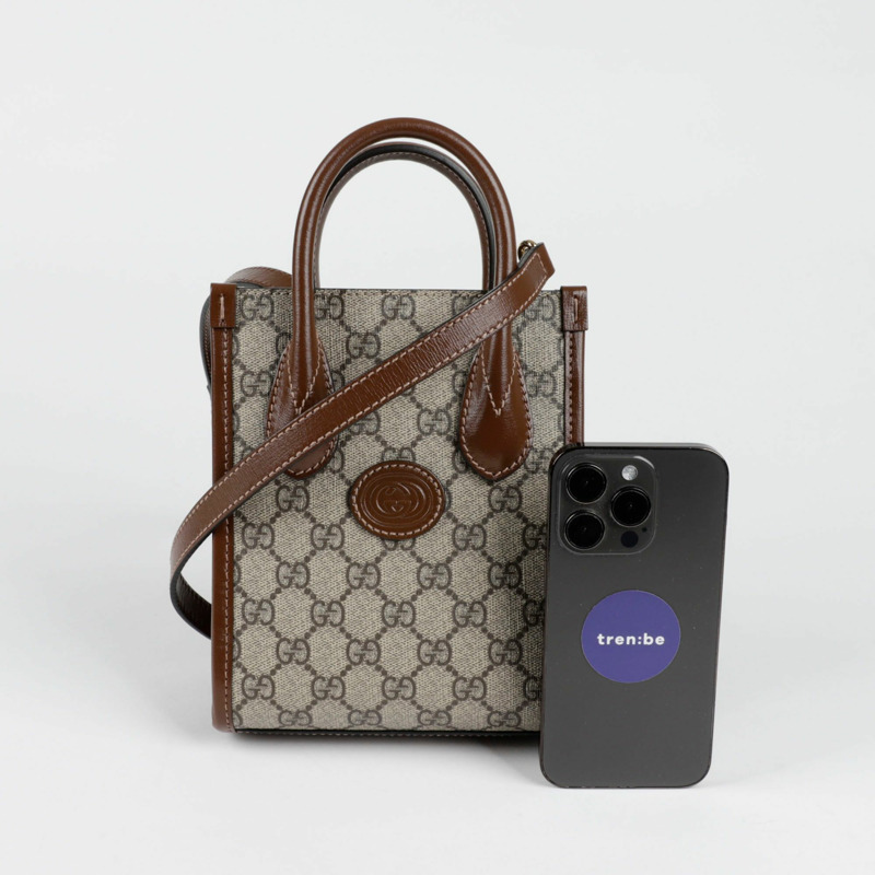 GUCCI 互扣式 G 迷你托特單肩包 671623-6