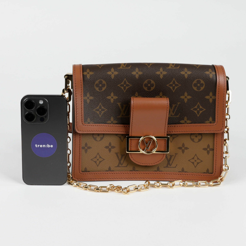 【包稅】LOUIS VUITTON Dauphine MM 肩斜背包-6