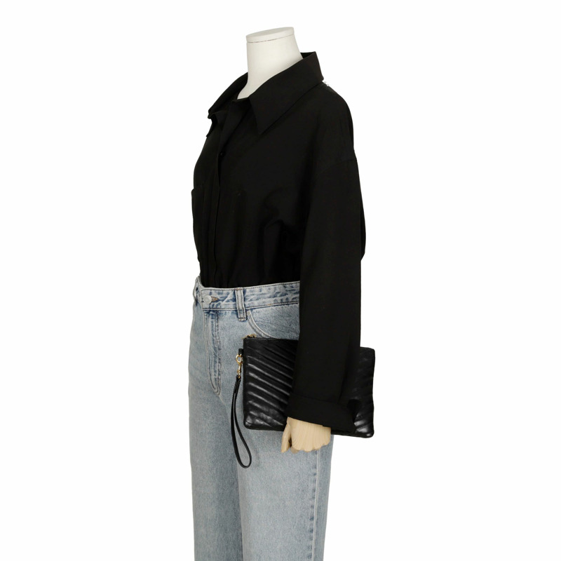 SAINT LAURENT 字母手包 379039-12