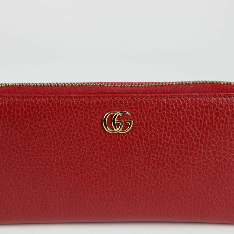 GUCCI GG Marmont 拉鍊長錢包 456117-1