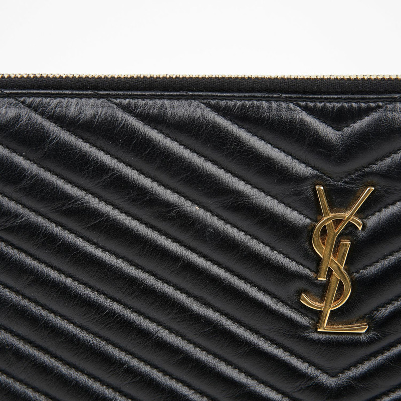 SAINT LAURENT Monogram 資料夾手拿包 440222-5