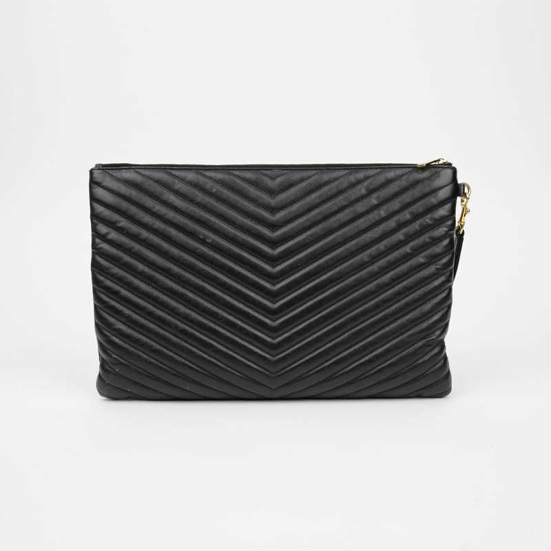 SAINT LAURENT Monogram 資料夾手拿包 440222-6
