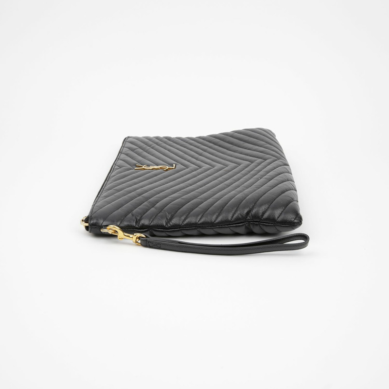 SAINT LAURENT Monogram 資料夾手拿包 440222-9