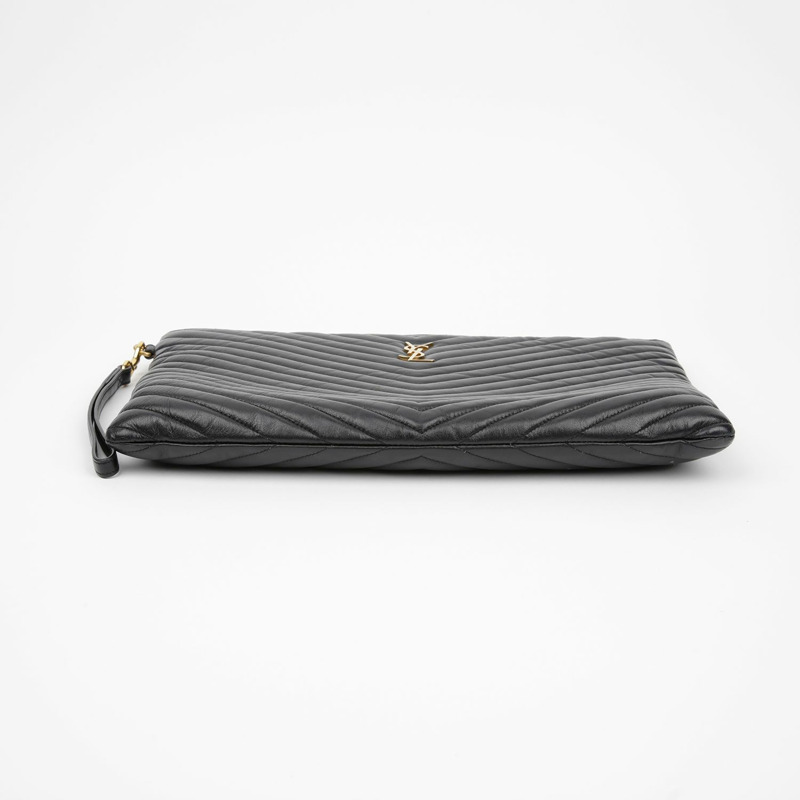 SAINT LAURENT Monogram 資料夾手拿包 440222-10