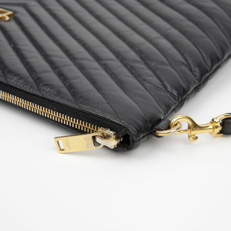 SAINT LAURENT Monogram 資料夾手拿包 440222-14