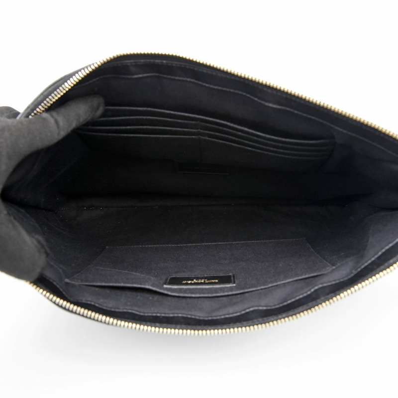 SAINT LAURENT Monogram 資料夾手拿包 440222-16