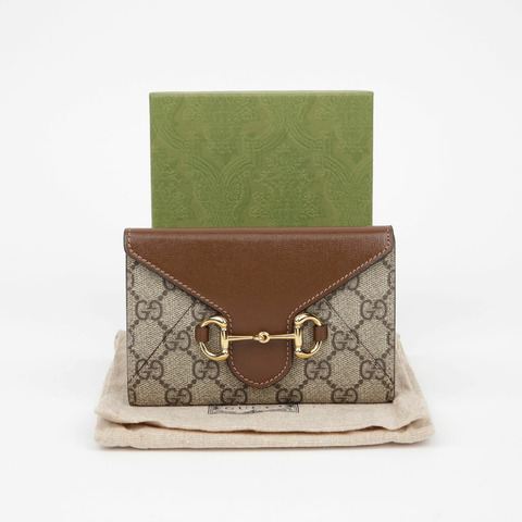 GUCCI Horsebit 1955 卡包錢包