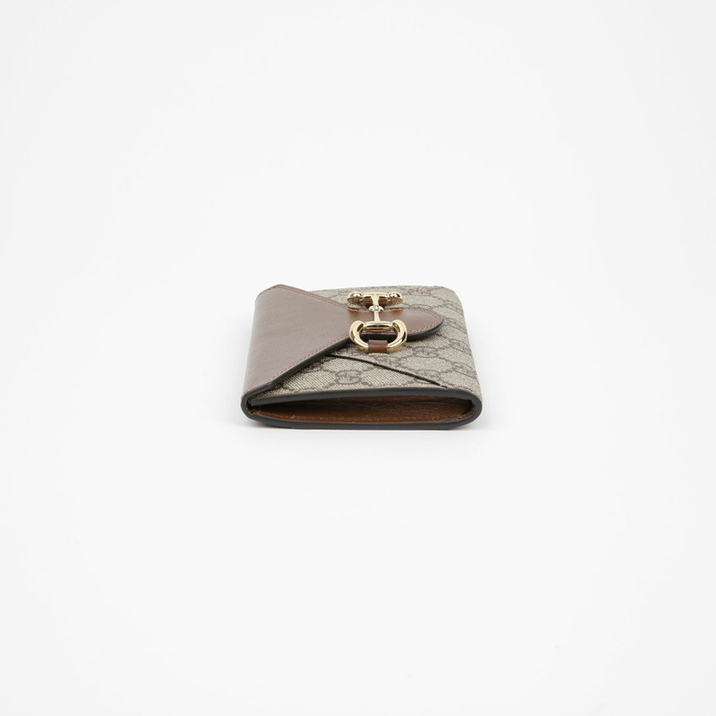 GUCCI Horsebit 1955 卡包錢包-3