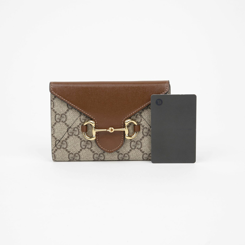 GUCCI Horsebit 1955 卡包錢包-7