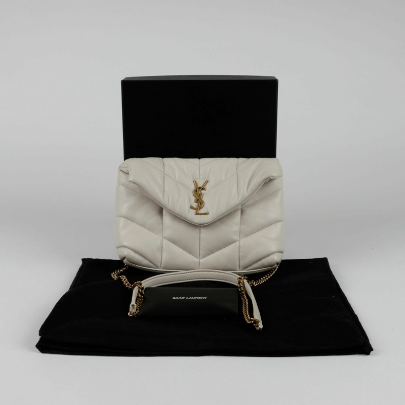 SAINT LAURENT Lulu Puffer 迷你斜背包-0
