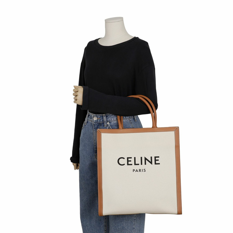 CELINE 垂直 Cabas 大號手提包-7
