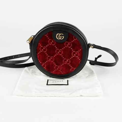 GUCCI GG 圓形肩斜背包
