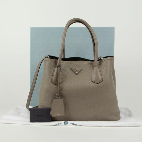 PRADA 雙托特肩背包
