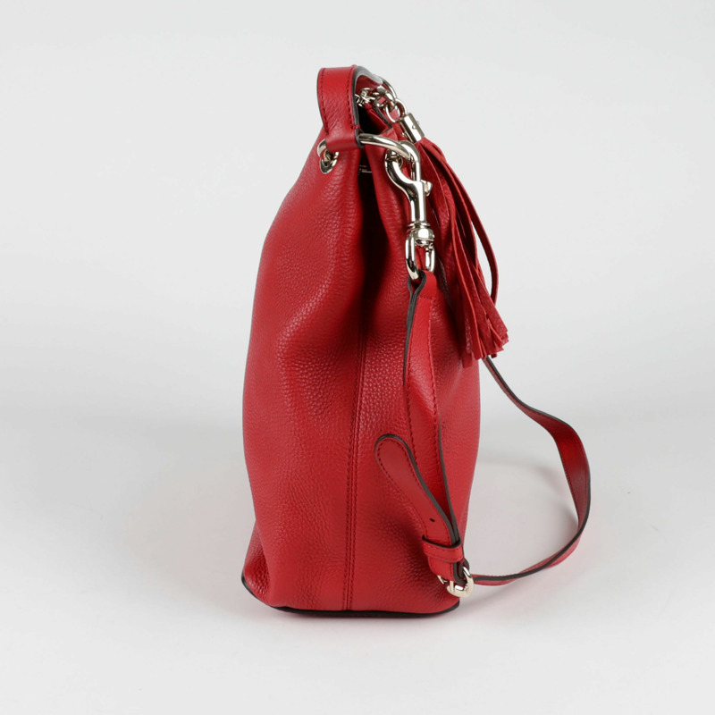 GUCCI Soho 流蘇手提單肩包-7