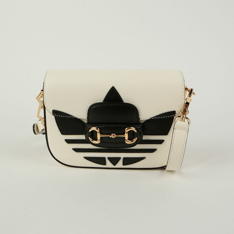 【包稅】GUCCI 馬銜扣環 1955 阿迪達斯迷你肩斜背包-1