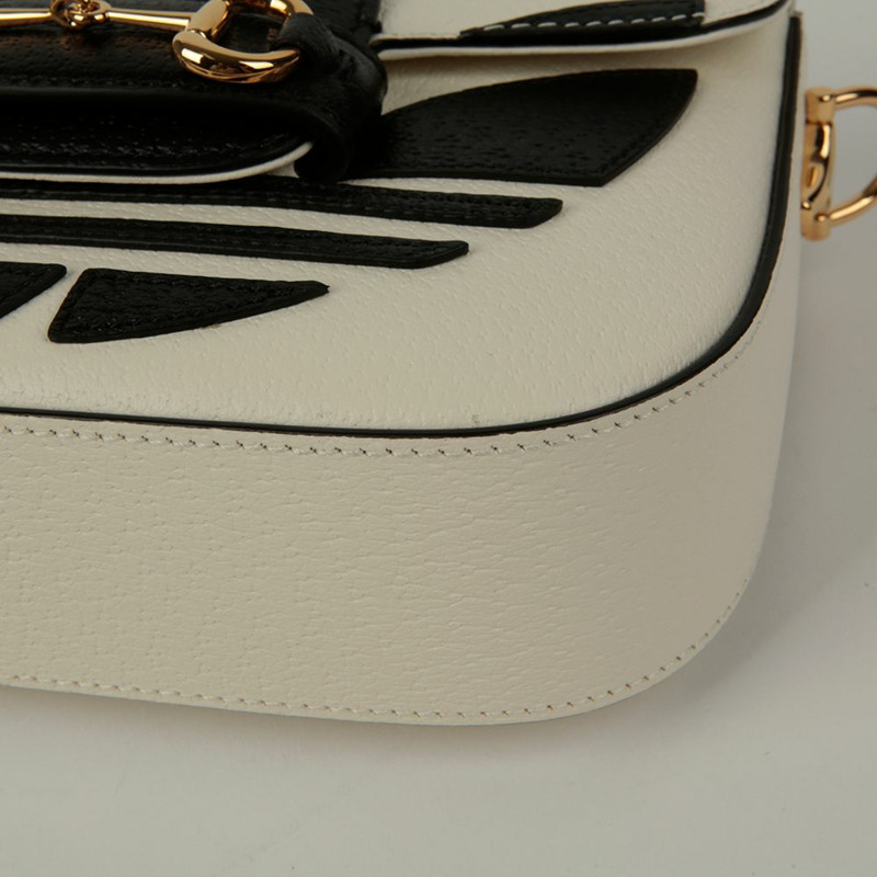 【包稅】GUCCI 馬銜扣環 1955 阿迪達斯迷你肩斜背包-6