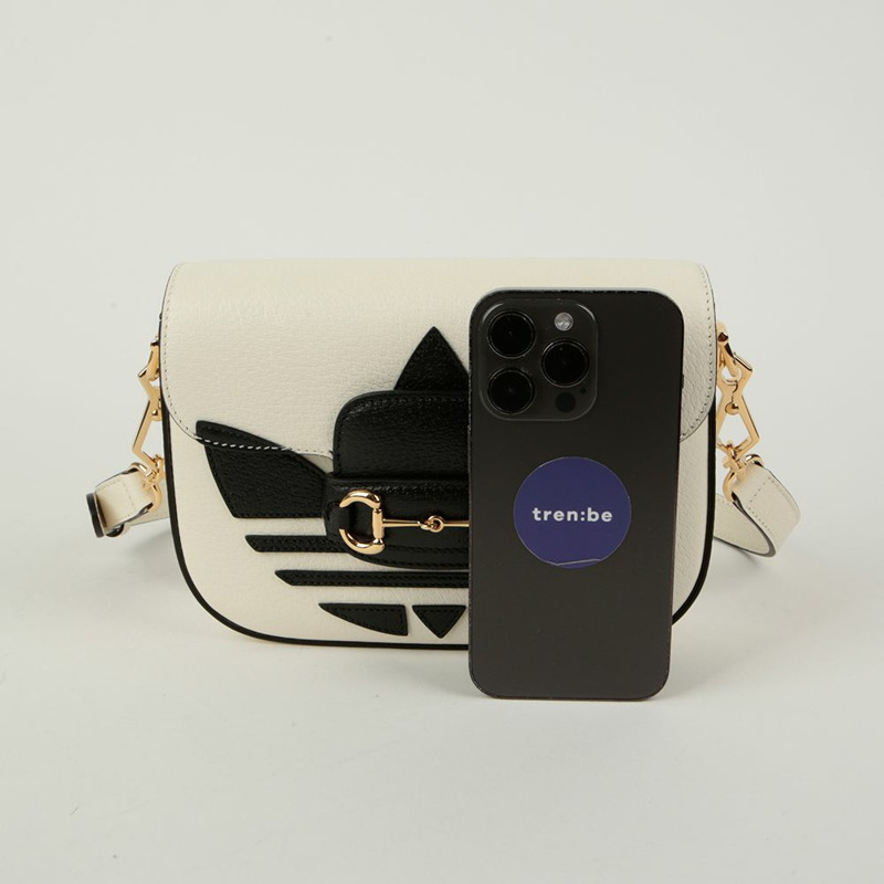 【包稅】GUCCI 馬銜扣環 1955 阿迪達斯迷你肩斜背包-9