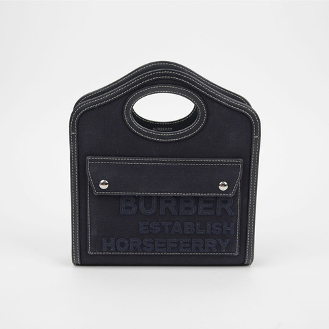 BURBERRY Hospery 口袋迷你手提包