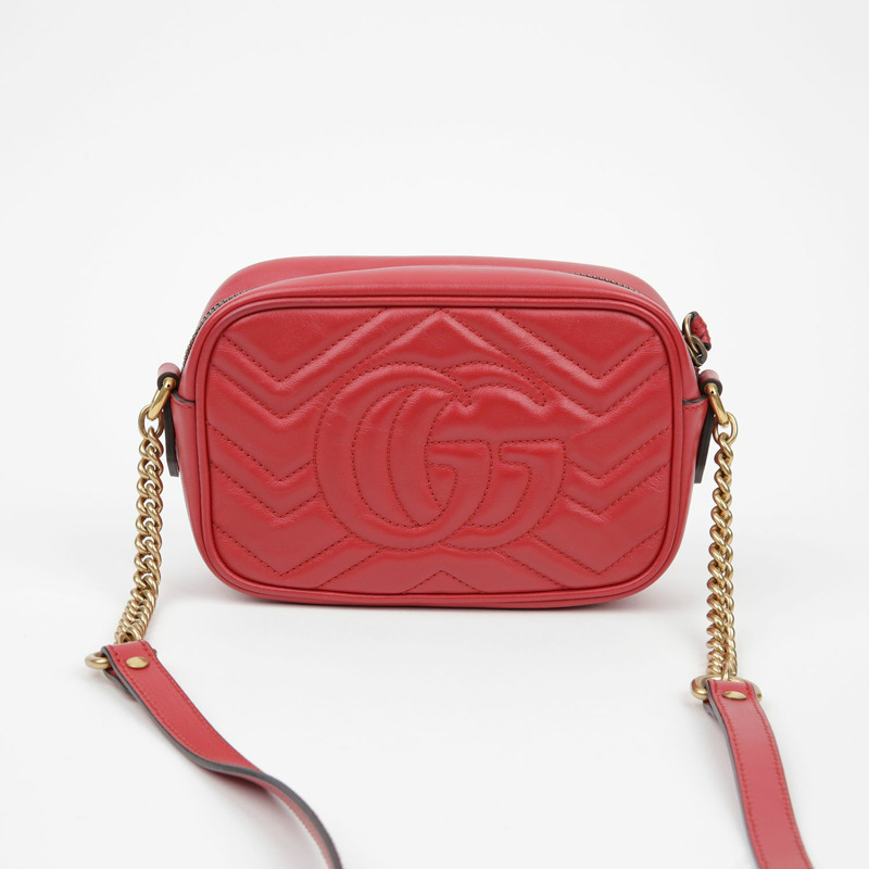 【包稅】GUCCI 448065 GG Marmont 迷你肩斜背包-2