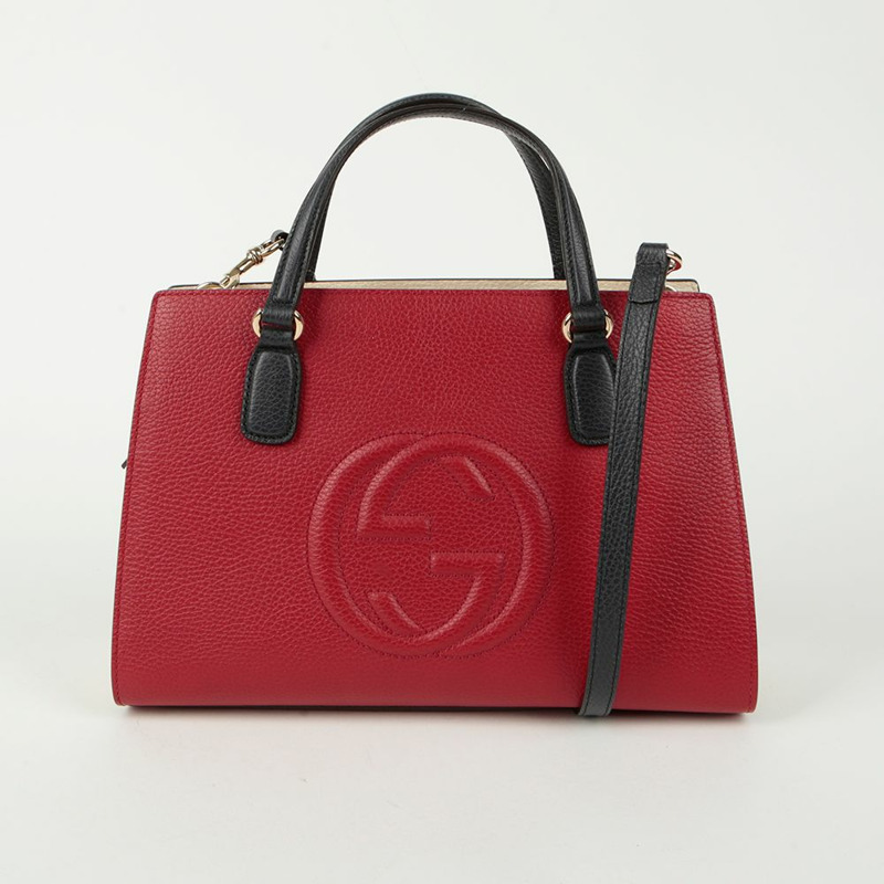 GUCCI Soho 頂部提把托特單肩包-1
