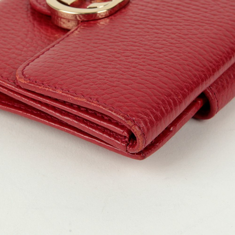 GUCCI 互鎖雙折皮夾 615525-8