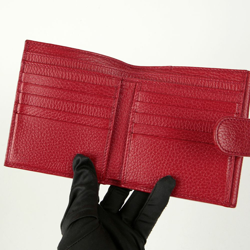 GUCCI 互鎖雙折皮夾 615525-10