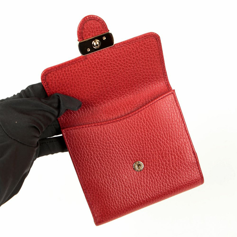 GUCCI 互鎖雙折皮夾 615525-12