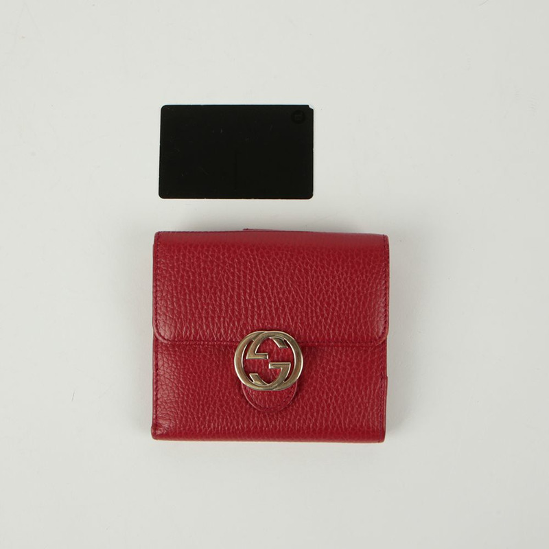 GUCCI 互鎖雙折皮夾 615525-13