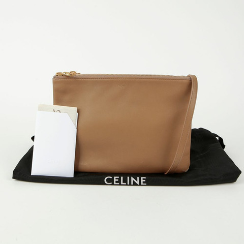 CELINE 大號三重斜背包