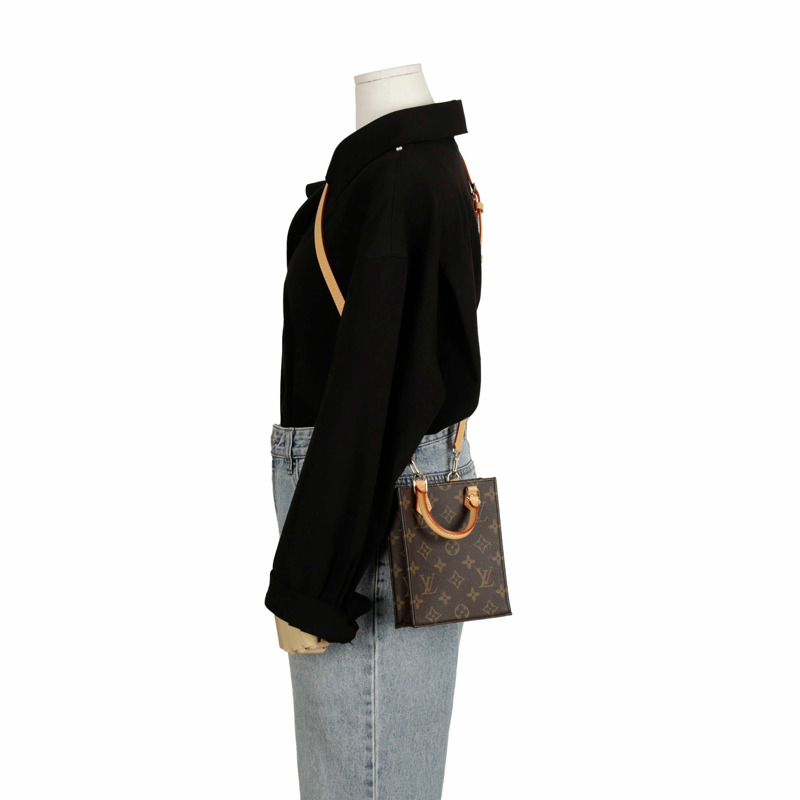 LOUIS VUITTON Petite Sac Plat 托特單肩包-8
