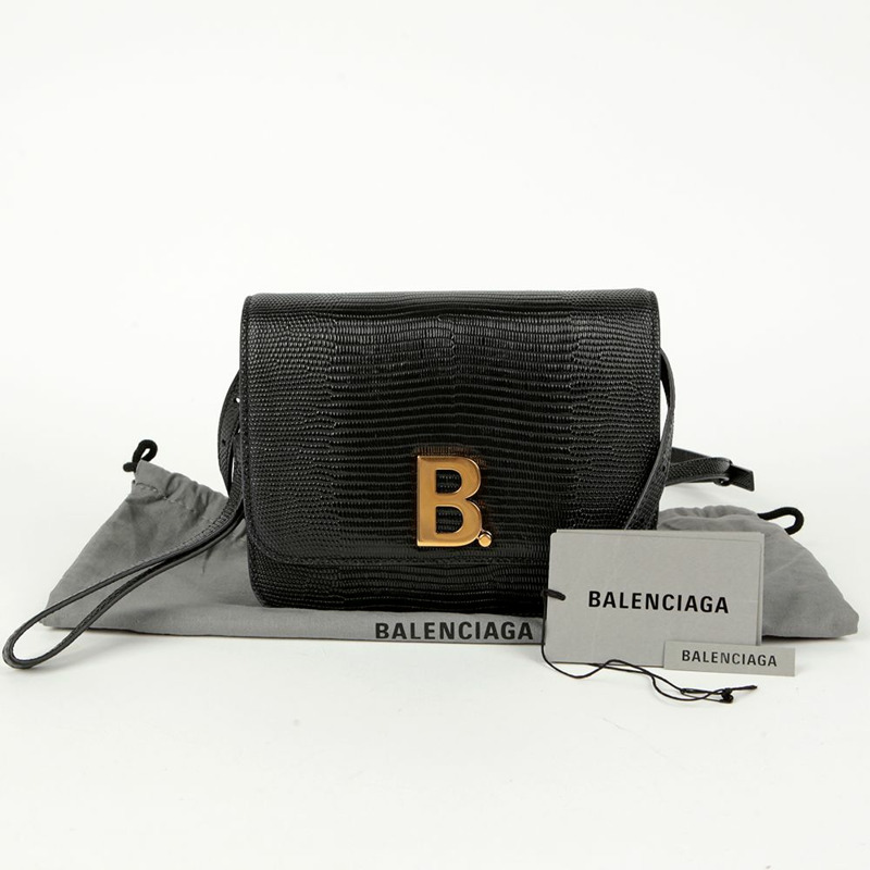 BALENCIAGA B 標誌肩斜背包-0
