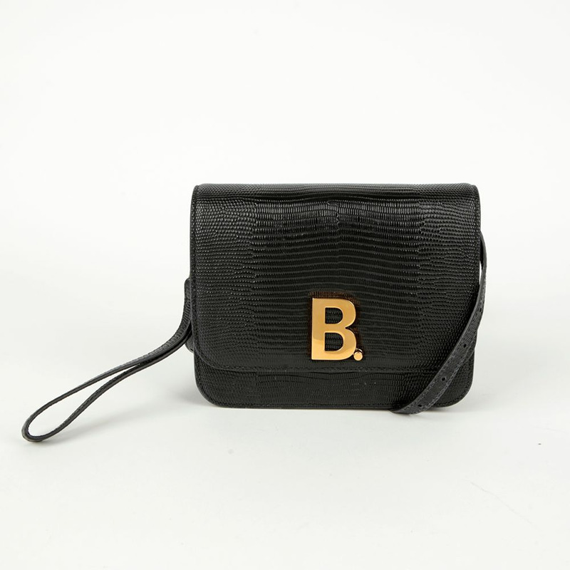 BALENCIAGA B 標誌肩斜背包-1