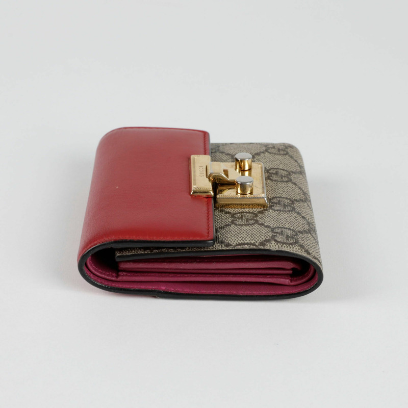 GUCCI 槳鎖雙折錢包-3