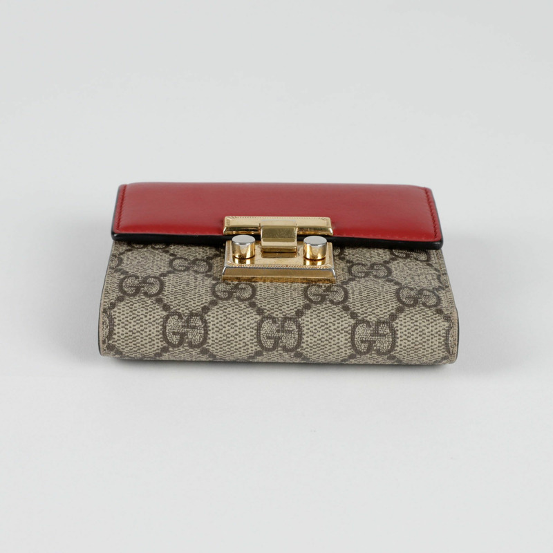 GUCCI 槳鎖雙折錢包-4