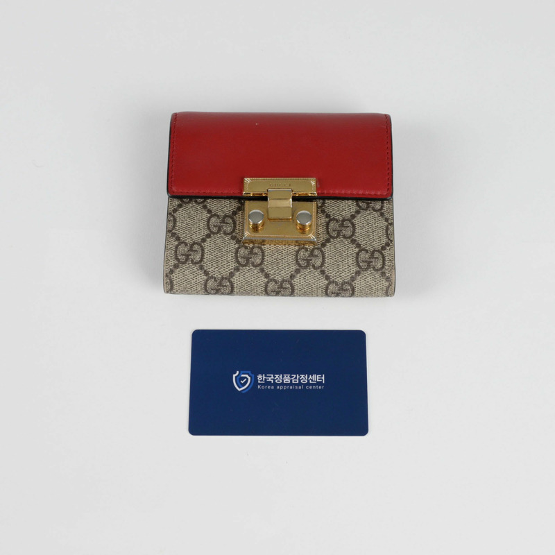 GUCCI 槳鎖雙折錢包-9