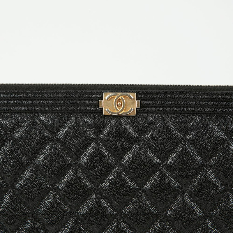 CHANEL Boy Caviar 大號手包-2