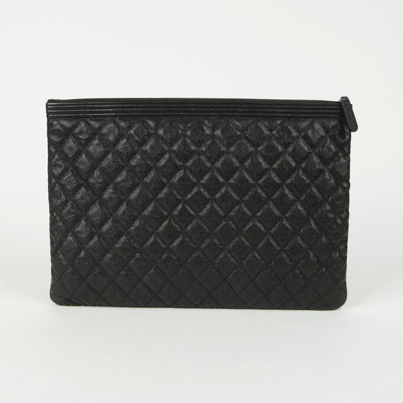 CHANEL Boy Caviar 大號手包-3