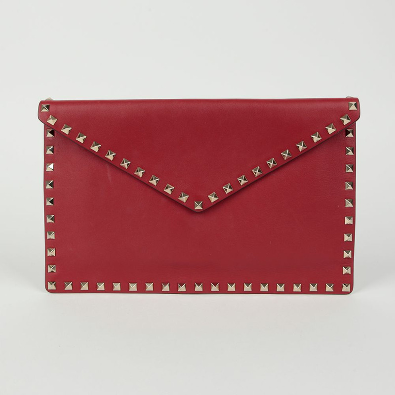 VALENTINO Rockstud 信封手拿包-1