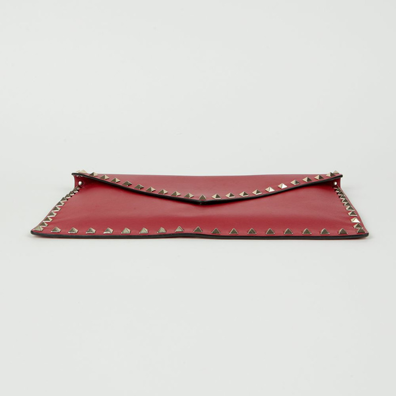 VALENTINO Rockstud 信封手拿包-5