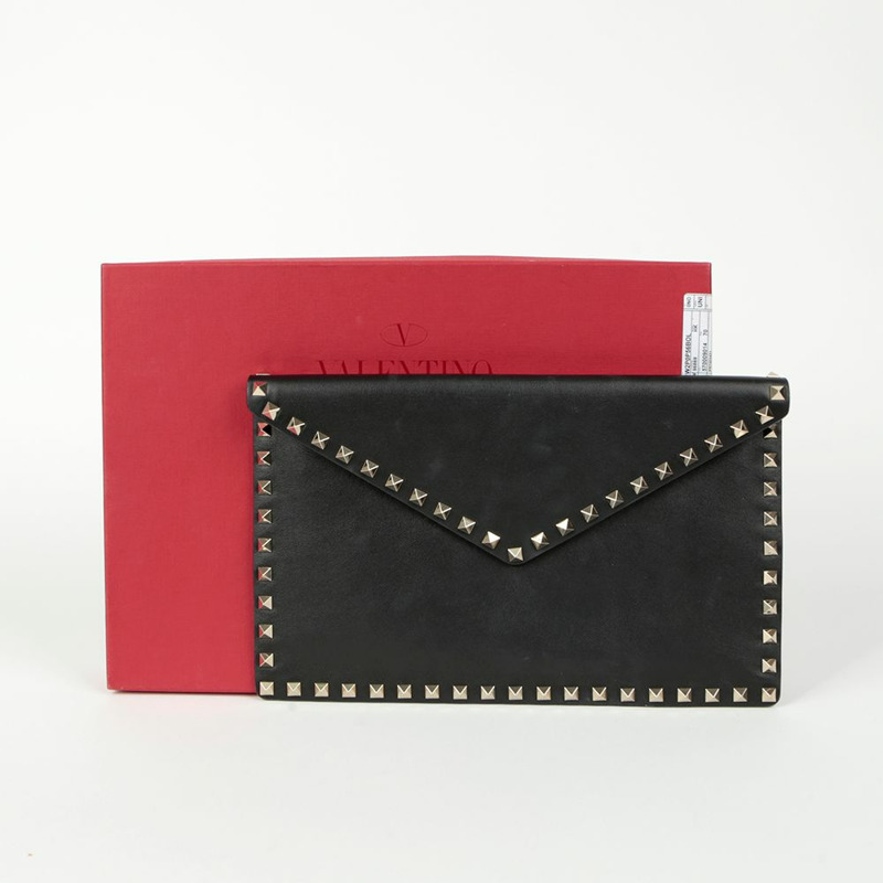 VALENTINO Rockstud 信封手拿包-0