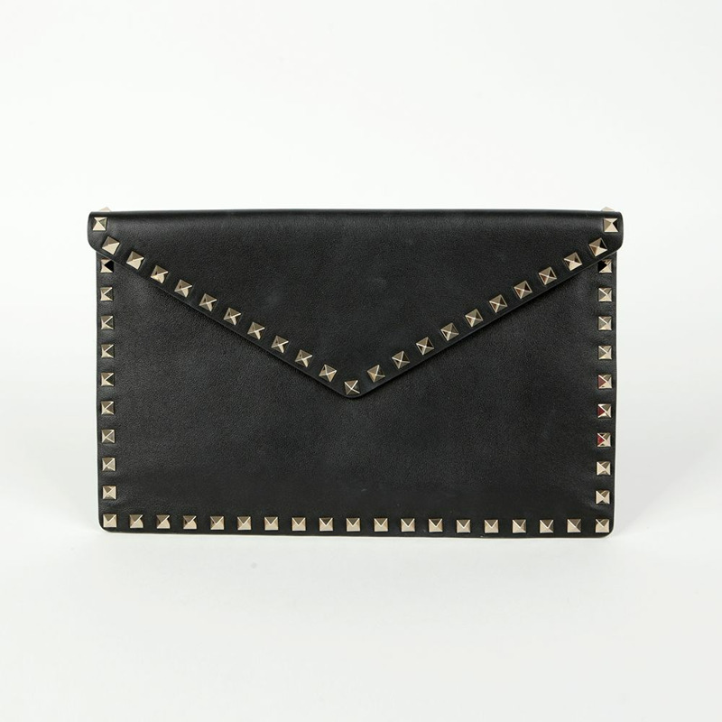 VALENTINO Rockstud 信封手拿包-1