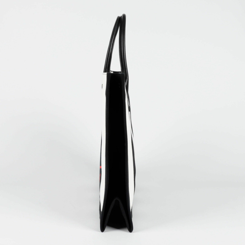 SAINT LAURENT 條紋購物手提袋-3