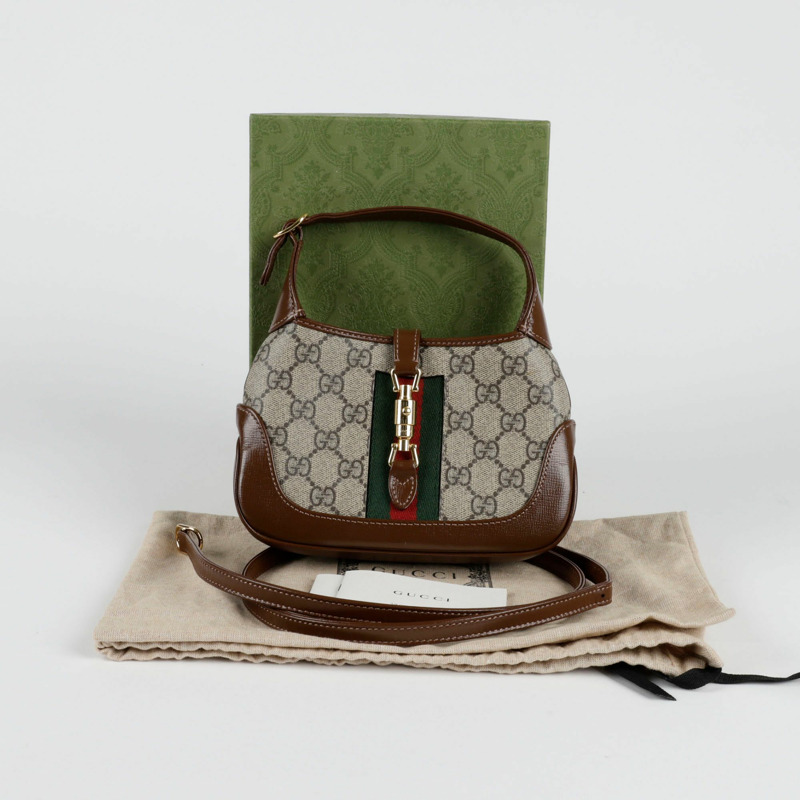 GUCCI Jackie 1961 迷你 Hobo 斜背包-0