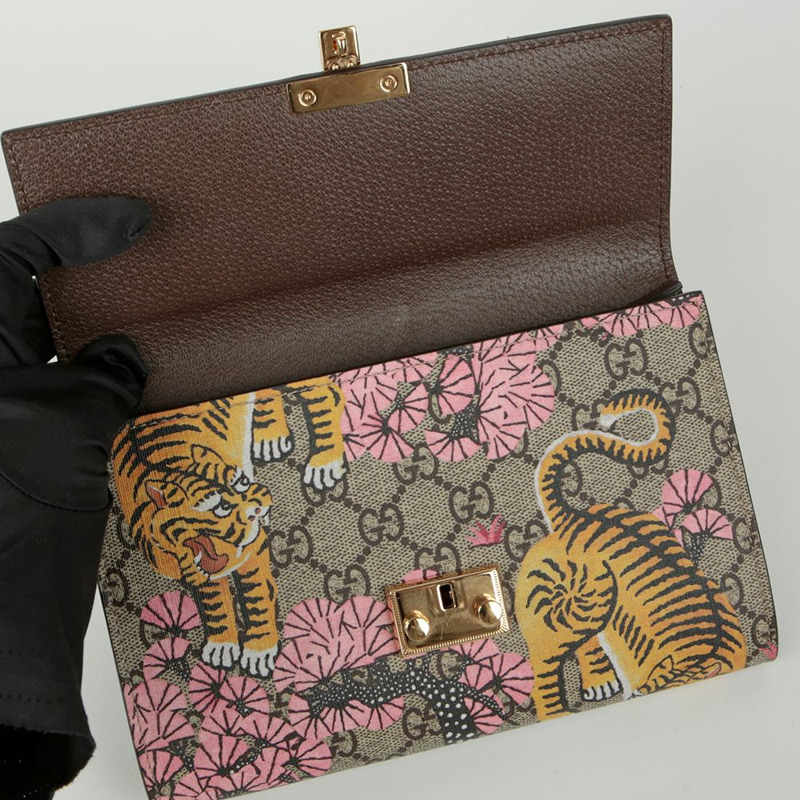 GUCCI 孟加拉虎掛鎖手包 453156-7