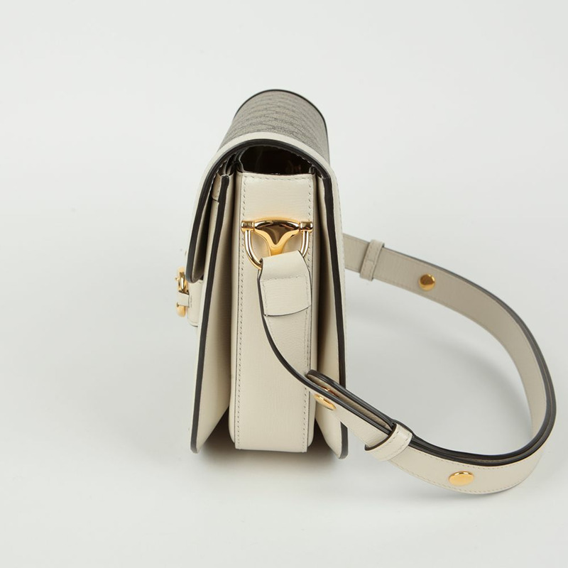 【包稅】GUCCI Horsebit 1955 小號肩斜背包-4