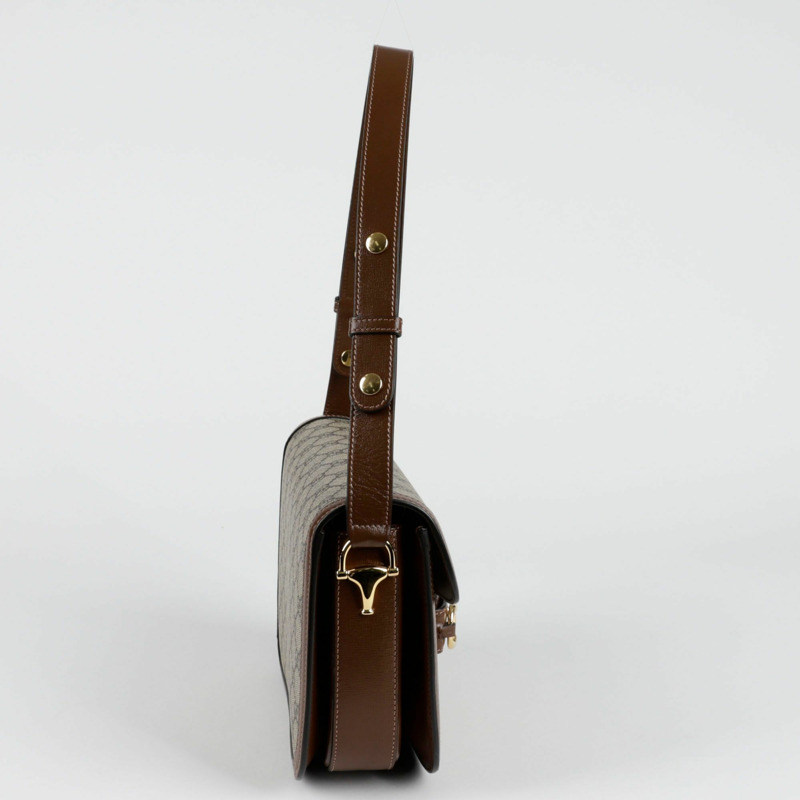 【包稅】GUCCI Horsebit 1955 小號肩斜背包-4
